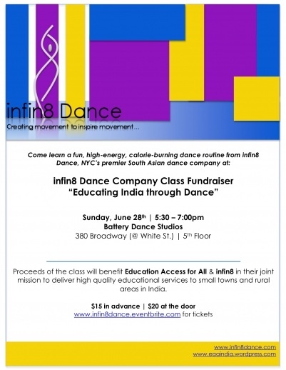 infin8 - Dance Class Flyer